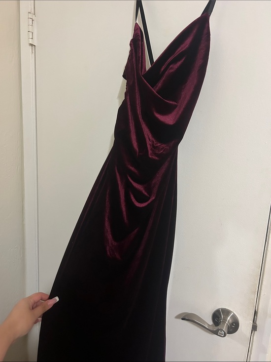Dolls Kill Dresses & Skirts - Dolls Kill Wine Velvet Cowl Slip Maxi Dress